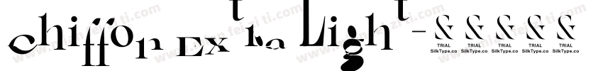 Chiffon Extra Light字体转换